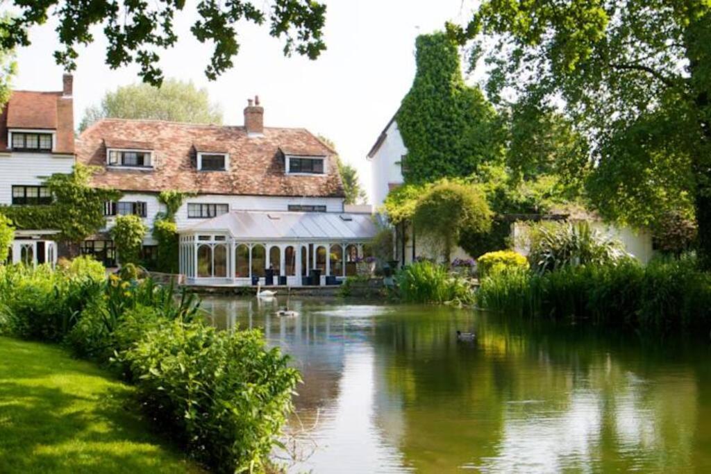 Entire Thatched Cottage Melbourn Exterior foto